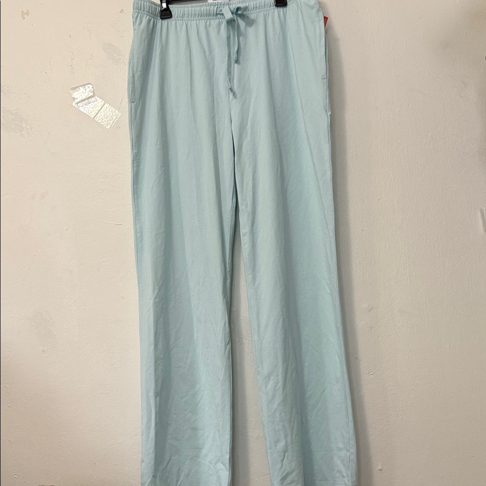 Official Nintendo Animal Crossing Comfy Pajama Lounge Pants Size Large L Blue